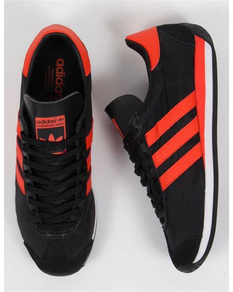 adidas black and orange shoes